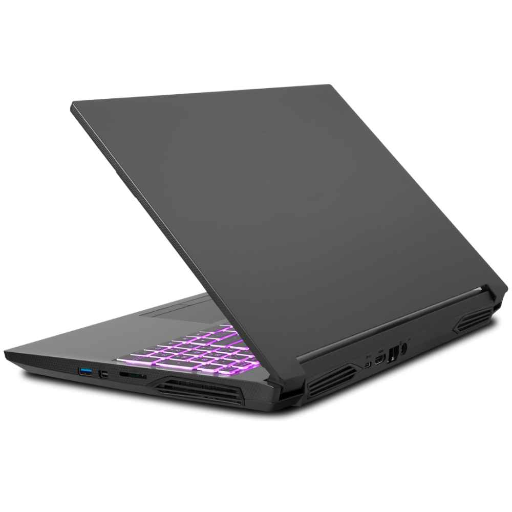Ordinateur portable CLEVO NH55HHQ assemblé sur mesure, certifié compatible linux ubuntu, fedora, mint, debian. Portable modulaire évolutif, puissant avec carte graphique puissante - SANTIANNE